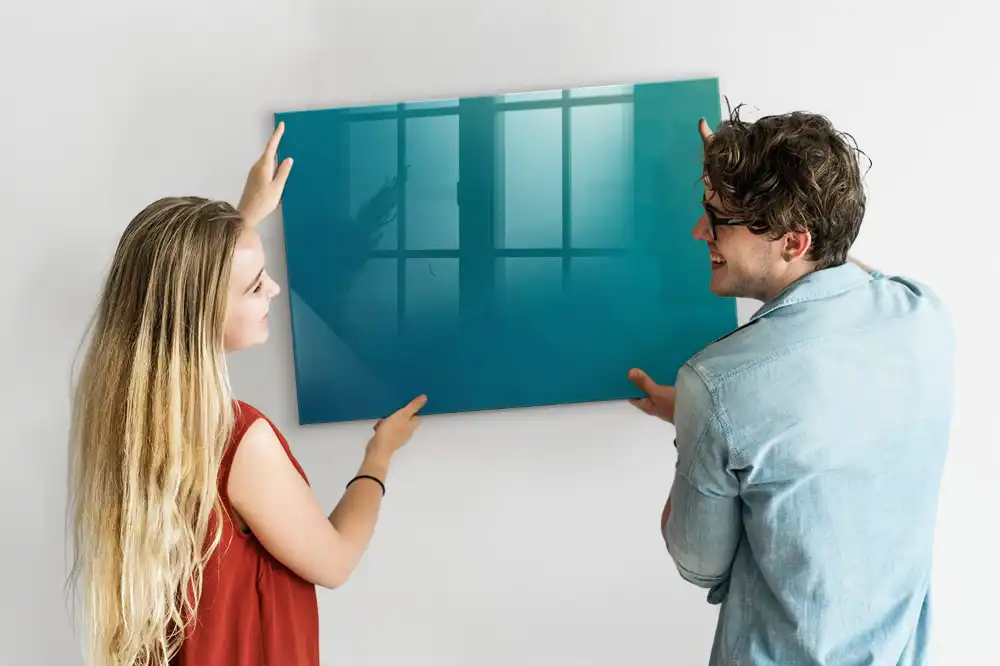 Tablă magnetică cu design grafic oceanic