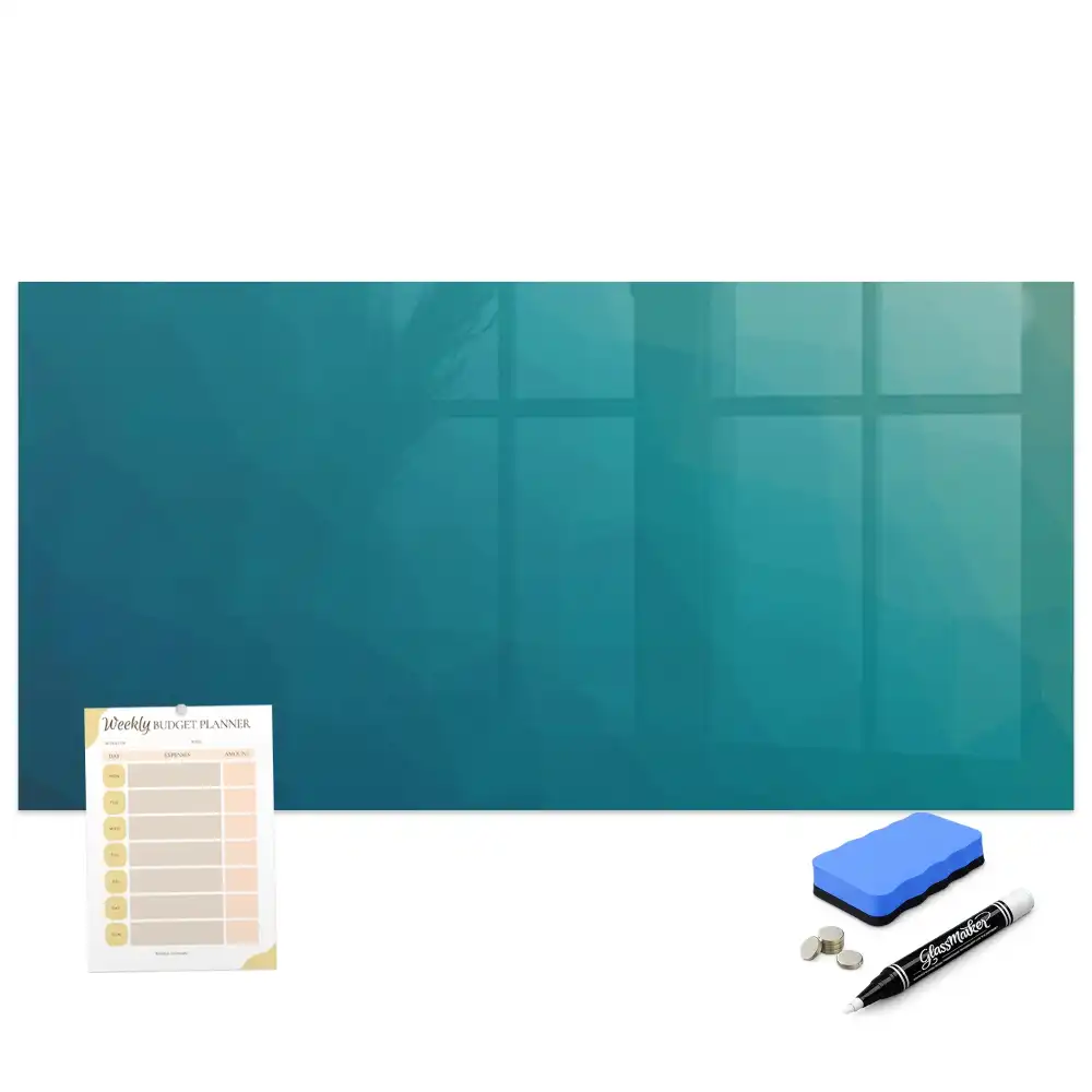 Tablă magnetică cu design grafic oceanic