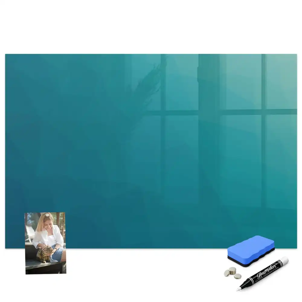 Tablă magnetică cu design grafic oceanic