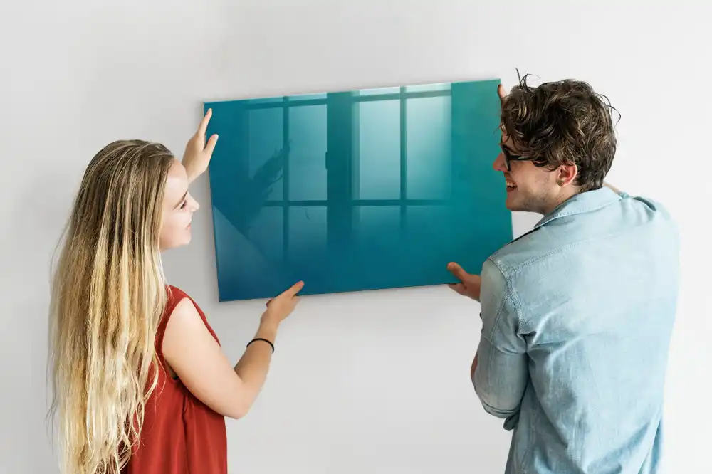 Tablă magnetică cu design grafic oceanic