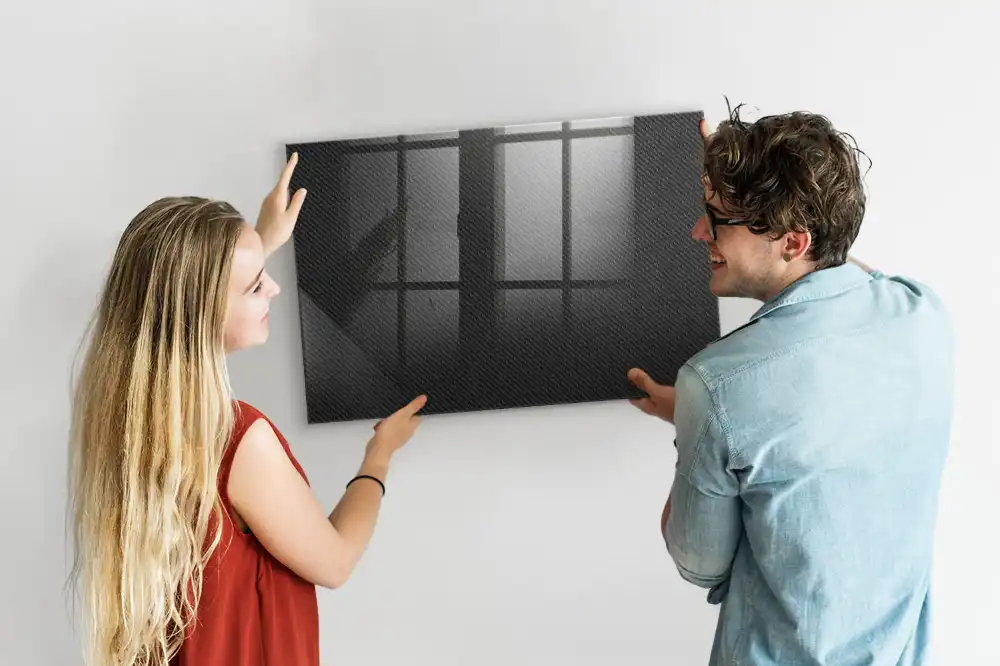 Tablă magnetică cu marker design abstracție întunecată