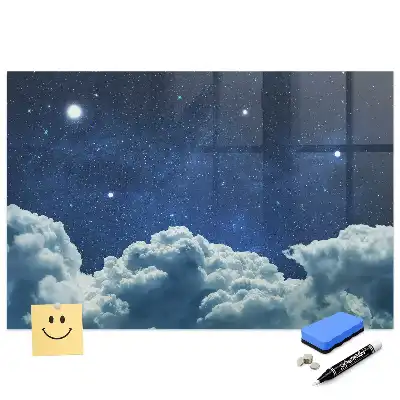 Tablă cu marker design boltă cerească nocturnă