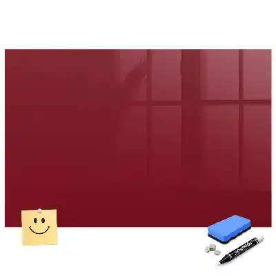 Tablă cu marker de culoare burgund