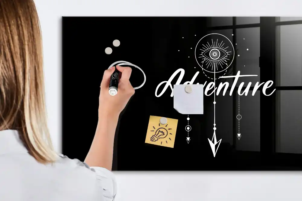 Tablă magnetică de perete pentru călătorii