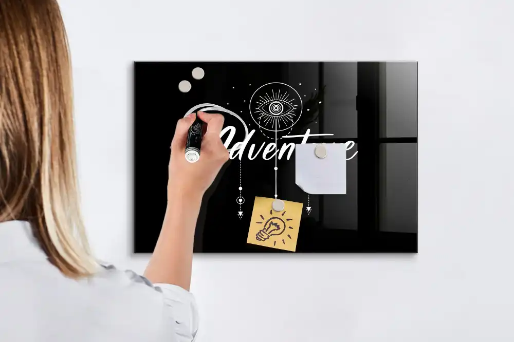 Tablă magnetică de perete pentru călătorii