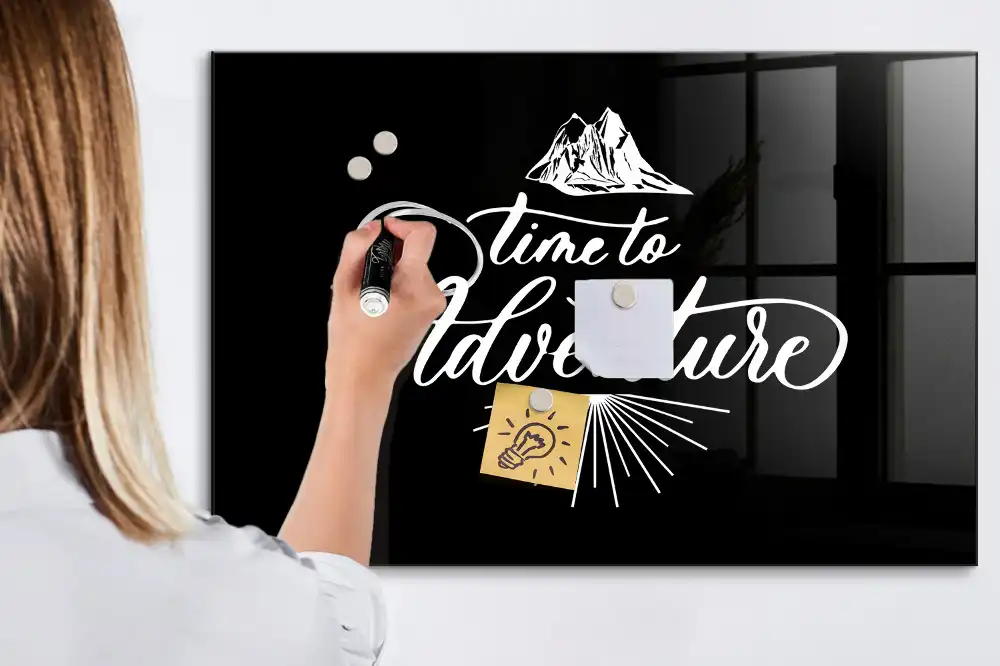 Tablă magnetică din sticlă Explorare