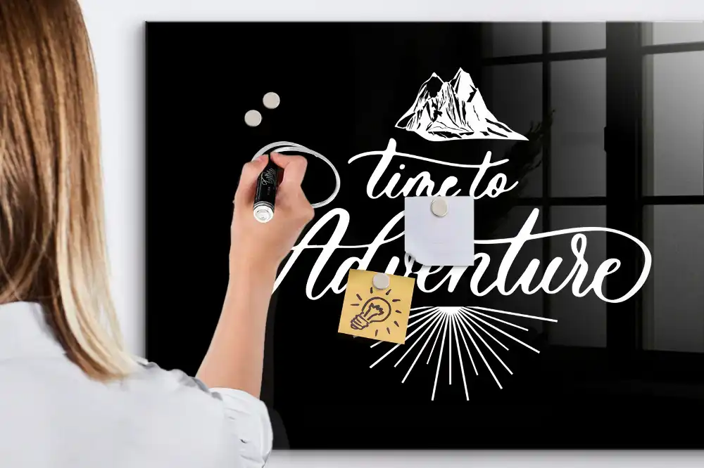 Tablă magnetică din sticlă Explorare