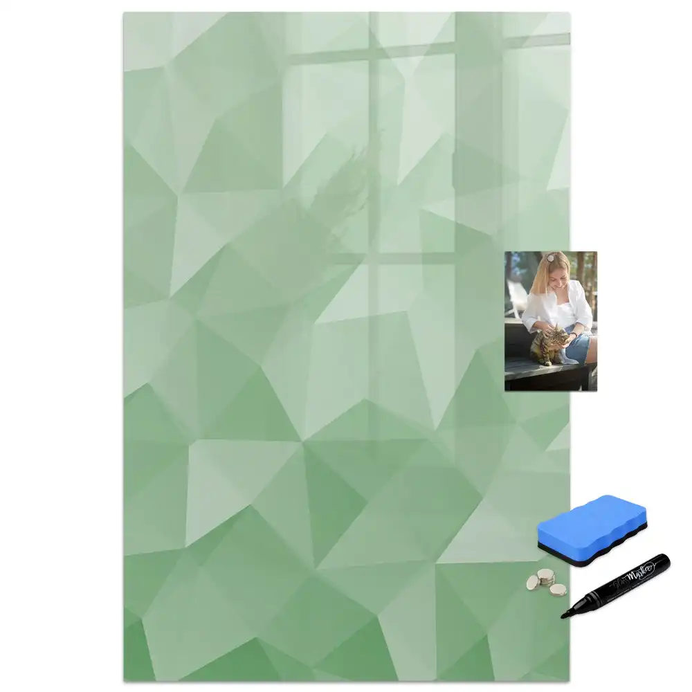 Tablă magnetică pentru desenat forme geometrice triunghiulare