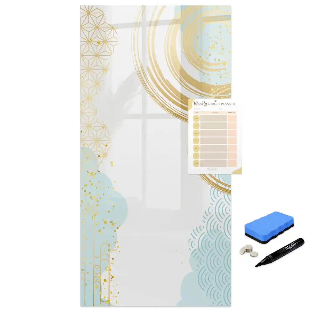 Tablă magnetică decorativă cu motiv abstract
