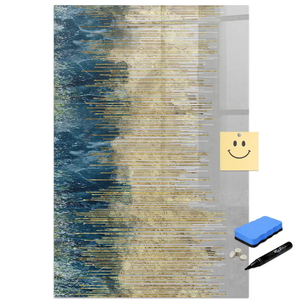 Tablă magnetică de perete cu design decorativ