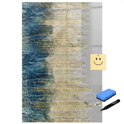 Tablă magnetică de perete cu design decorativ