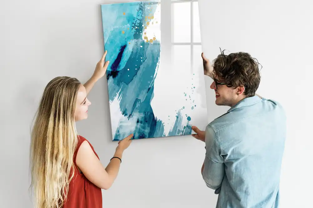 Tablă magnetică pentru birou cu design artistic