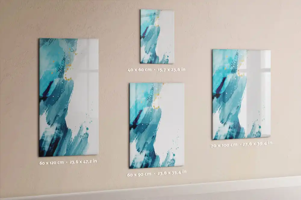 Tablă magnetică pentru birou cu design artistic