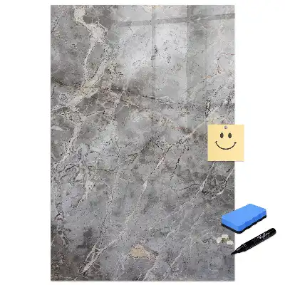 Tablă magnetică de perete granit închis