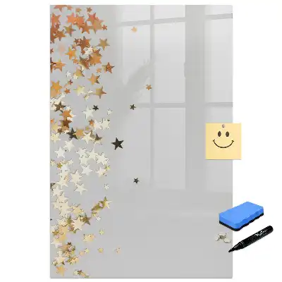 Tablă magnetică de perete cu model cu stele mici