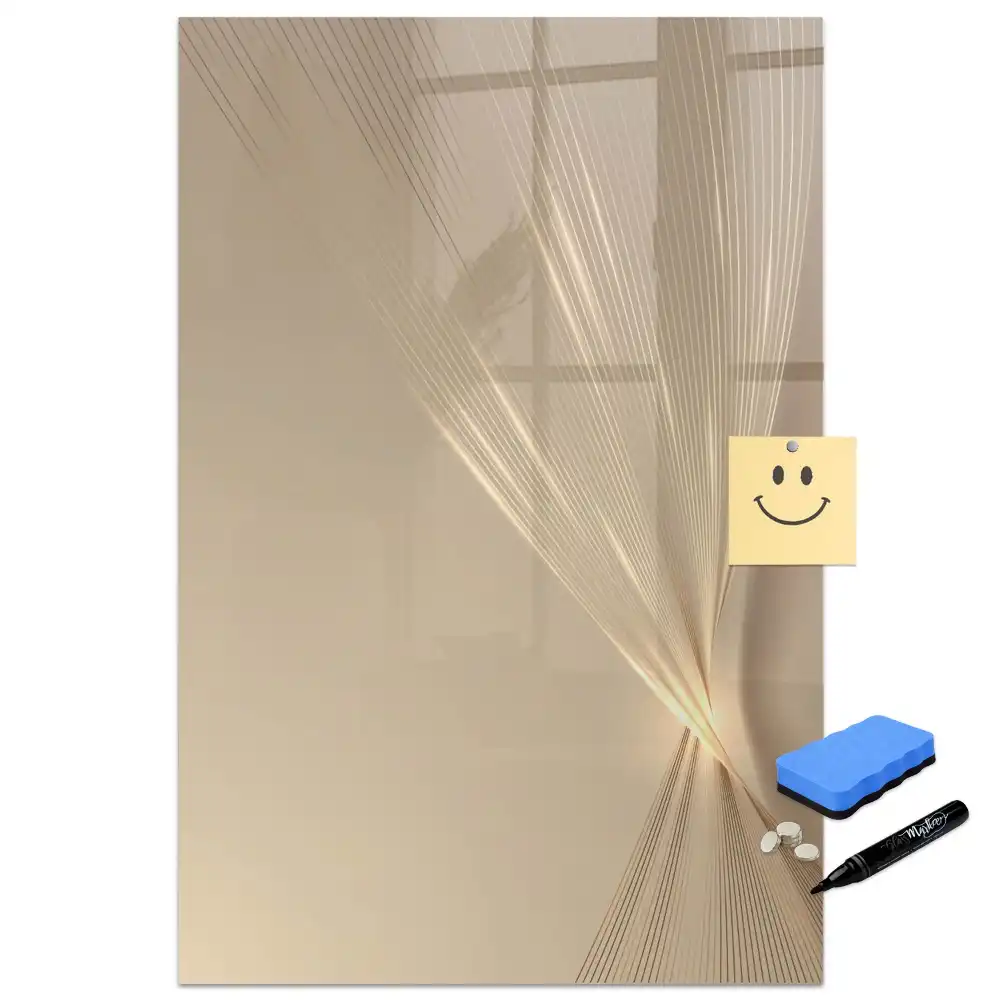 Tablă magnetică de scris cu iluminare tip halou