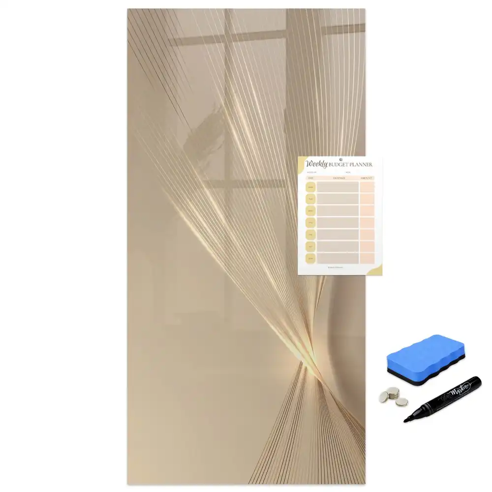 Tablă magnetică de scris cu iluminare tip halou