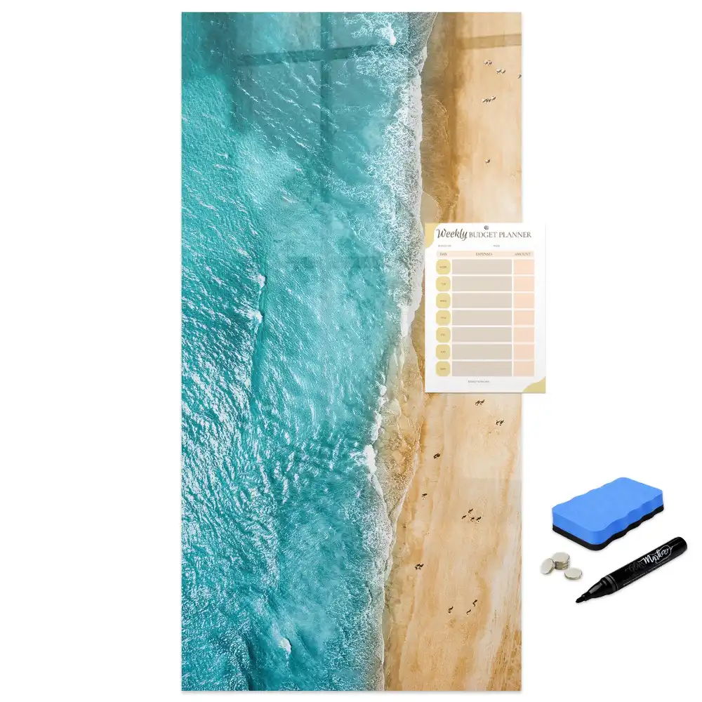 Tablă magnetică de perete cu imprimeu plajă la mare