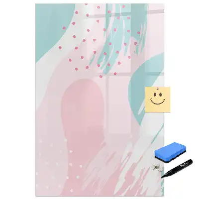 Tablă magnetică de perete cu design abstract