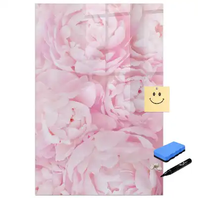 Tablă magnetică de scris cu design floral de vacanță