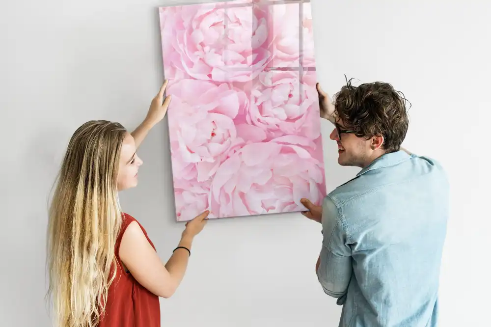 Tablă magnetică de scris cu design floral de vacanță