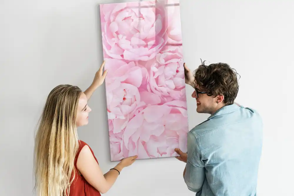 Tablă magnetică de scris cu design floral de vacanță
