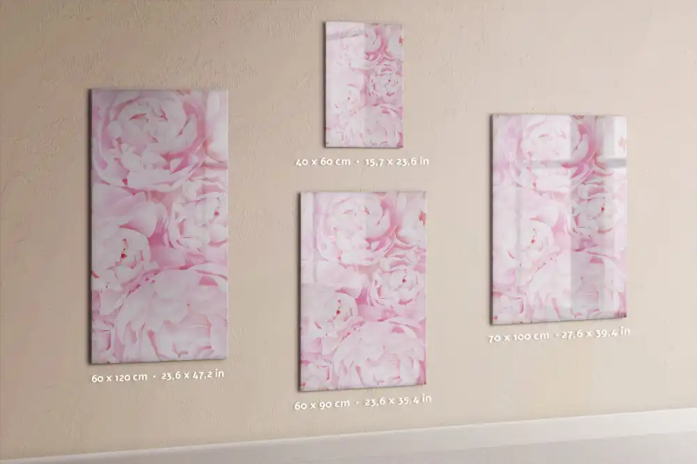 Tablă magnetică de scris cu design floral de vacanță