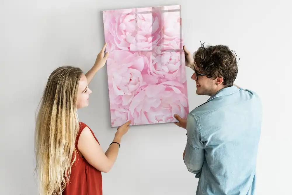 Tablă magnetică de scris cu design floral de vacanță