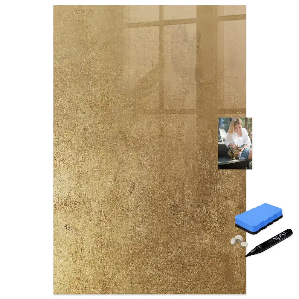 Tablă magnetică de perete cu finisaj din țesătură decorativă