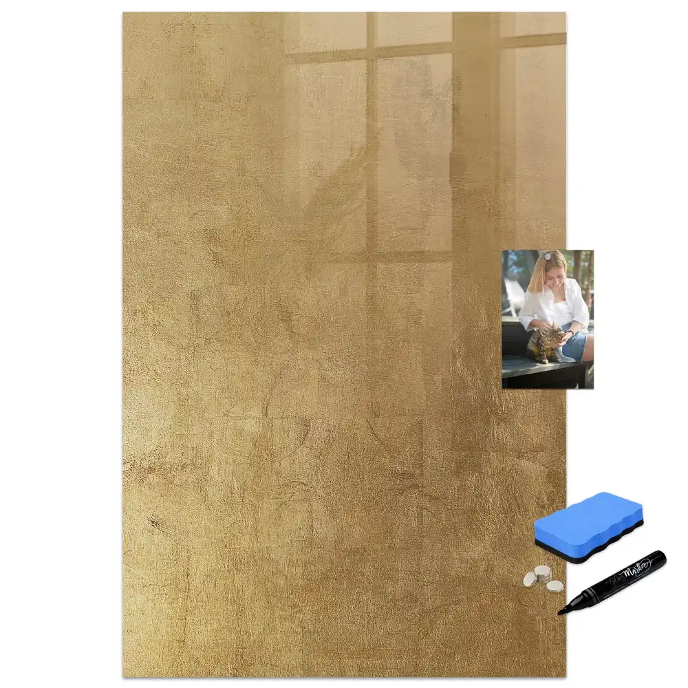 Tablă magnetică de perete cu finisaj din țesătură decorativă