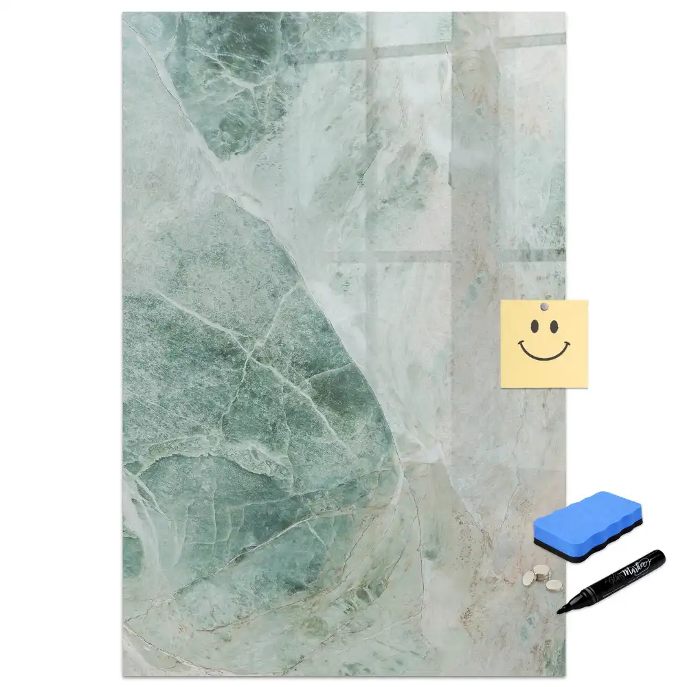 Tablă magnetică de perete cu aspect de piatră decorativă