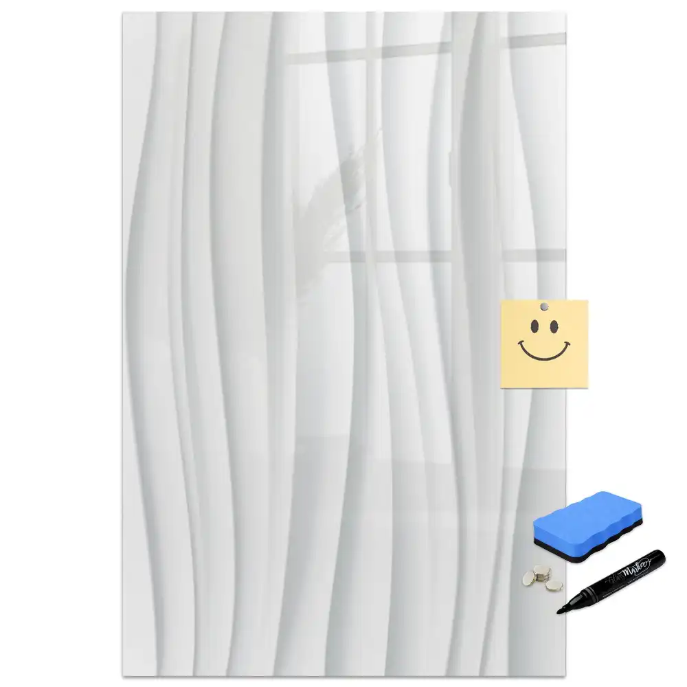 Tablă magnetică de perete cu forme liniare
