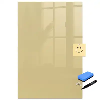 Tablă magnetică pentru birou de culoare crem