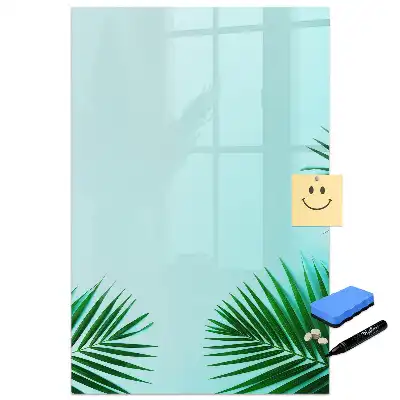 Tablă magnetică pentru scris cu aspect de sol exotic