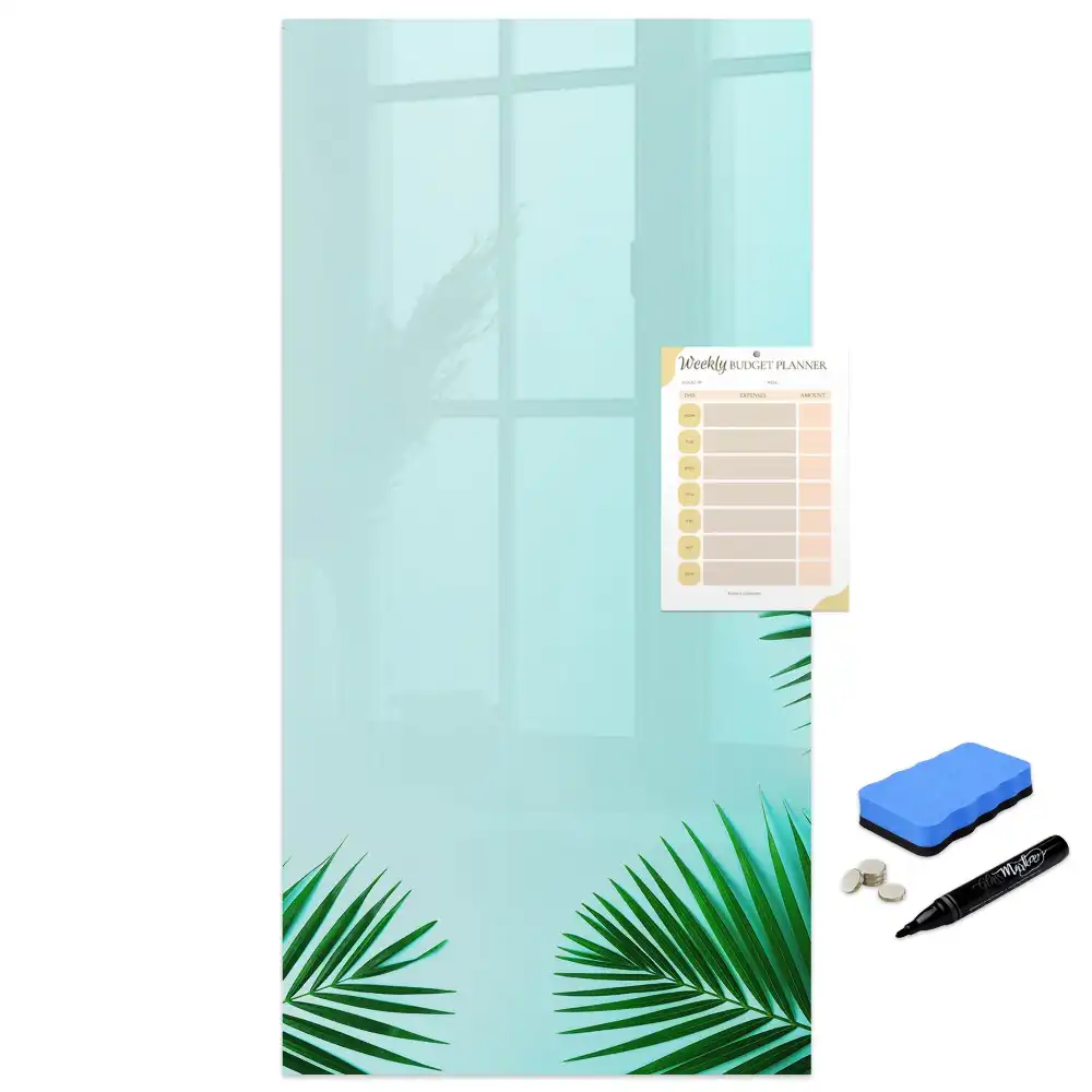 Tablă magnetică pentru scris cu aspect de sol exotic