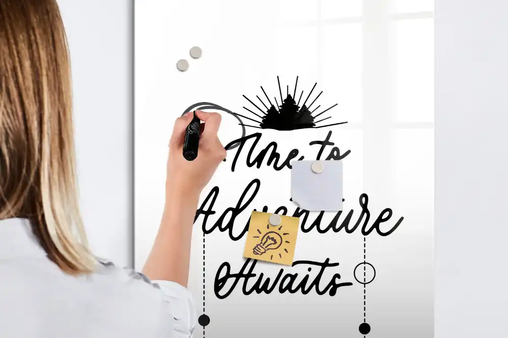 Tablă magnetică de perete Chemarea aventurii