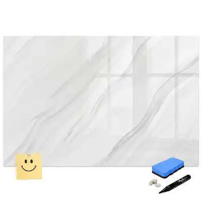 Tablă magnetică cu design de marmură elegantă