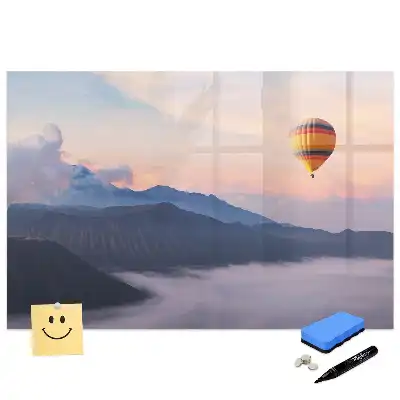 Tablă magnetică de scris cu peisaj pitoresc