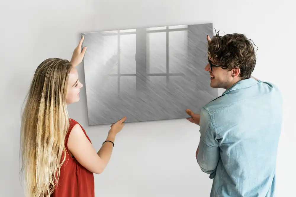 Tablă magnetică de perete din metal