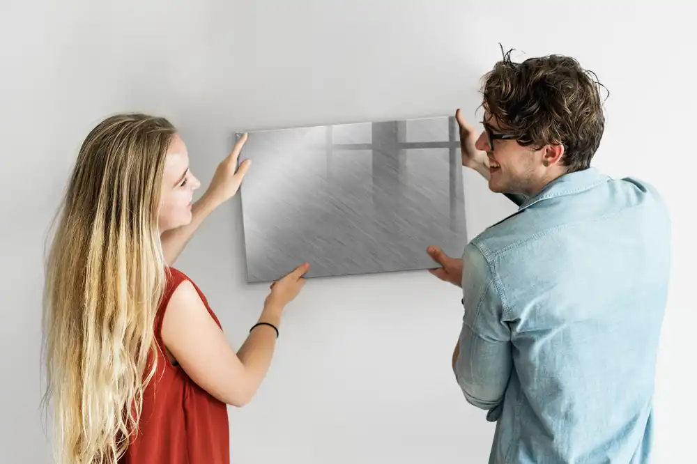 Tablă magnetică de perete din metal