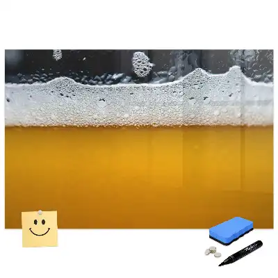 Tablă magnetică pentru planificare cu model bere înspumată