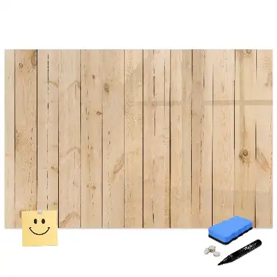 Tablă magnetică de scris cu ramă din lemn rezistent