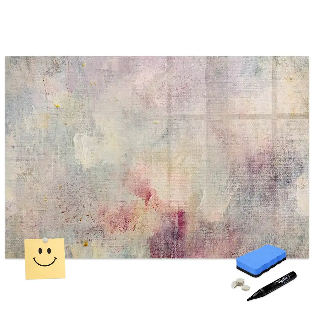 Tablă magnetică cu motiv abstract pictural