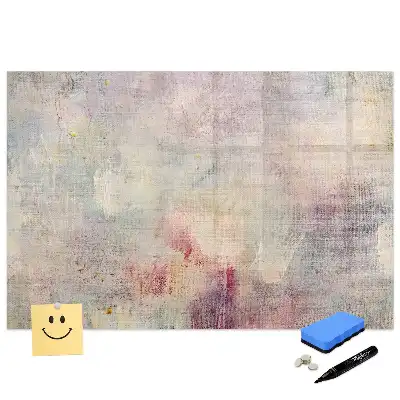 Tablă magnetică cu motiv abstract pictural