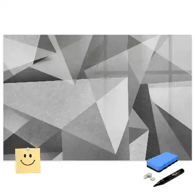 Tablă magnetică cu design abstract tridimensional