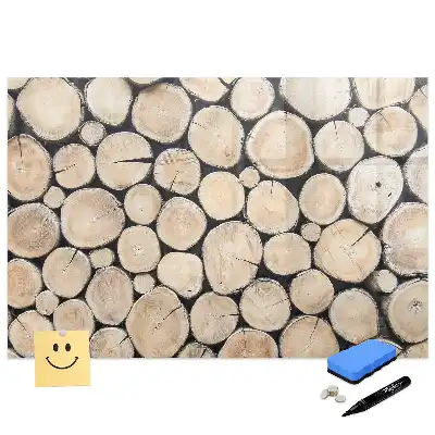 Tablă magnetică model trunchiuri de copaci tăiate