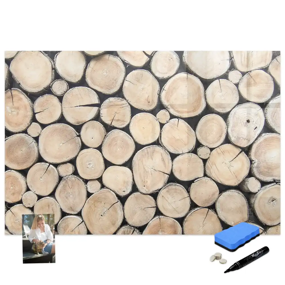 Tablă magnetică model trunchiuri de copaci tăiate