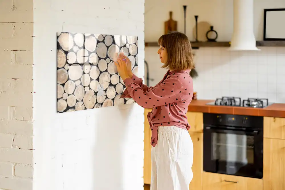 Tablă magnetică model trunchiuri de copaci tăiate