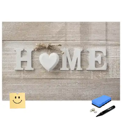 Tablă magnetică pentru magneți inscripție Căminul Familial