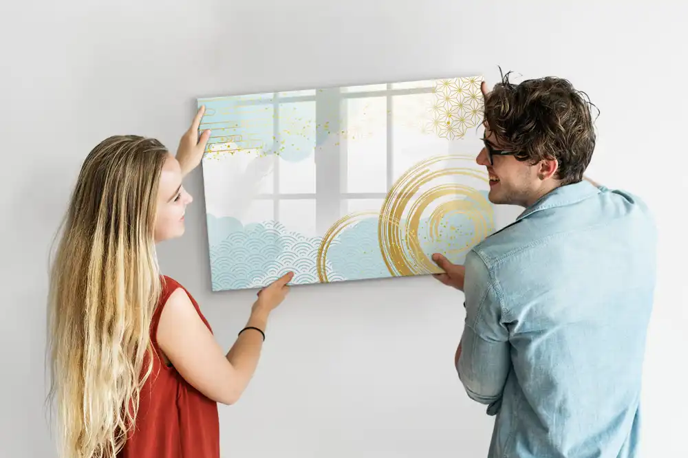 Tablă magnetică cu model decorativ de tapet
